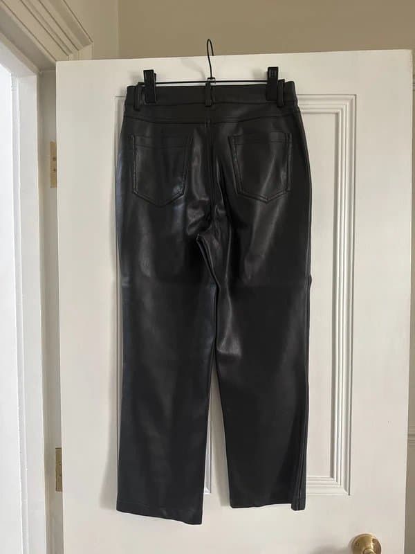 Never Fully Dressed Never Fully Dressed Faux Leather Trousers 8