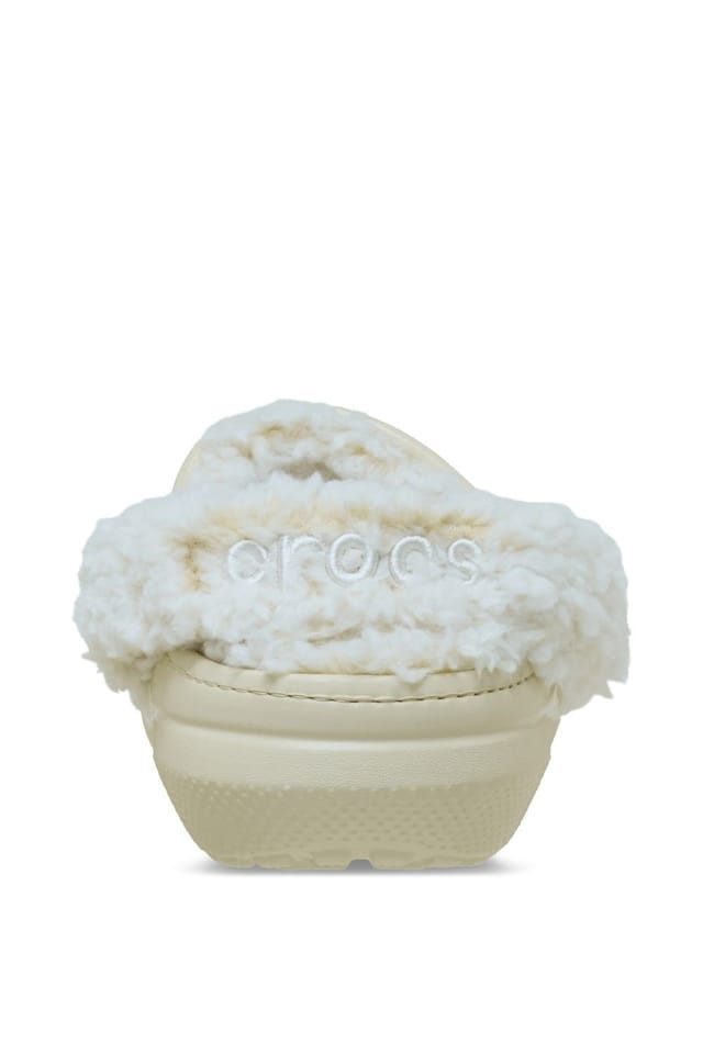 Crocs Crocs Women's Classic Fleece Lined Clog in Beige - 2
