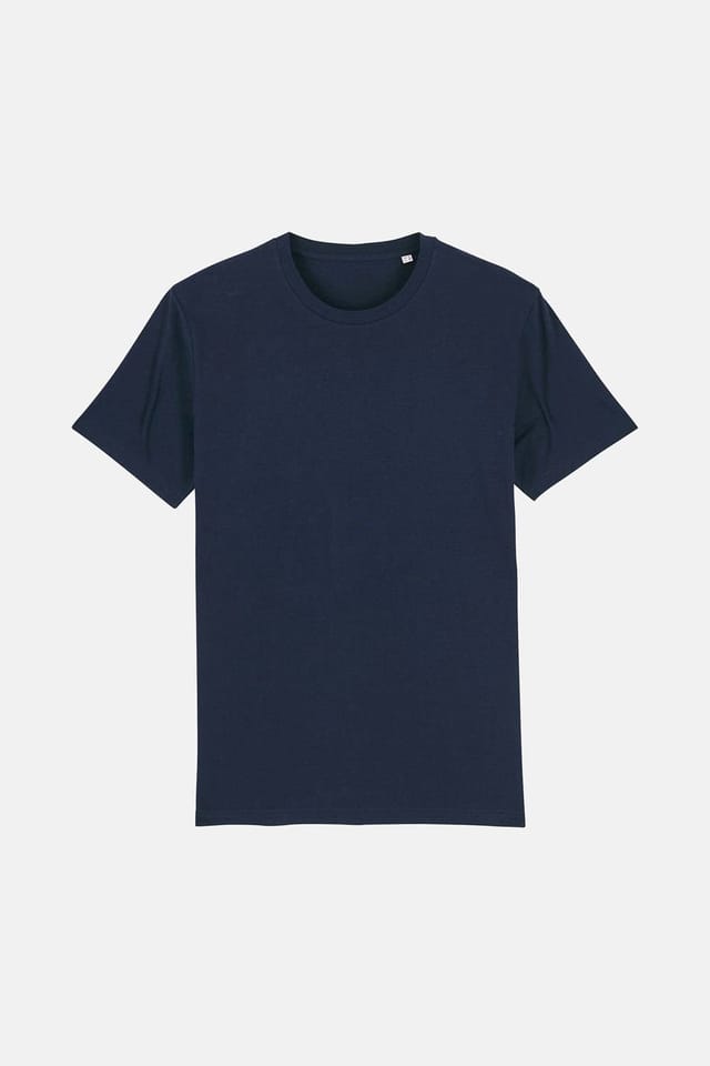 British Boxers British Boxers Men's "Navy" Cotton T-Shirt in Dark Navy - 2