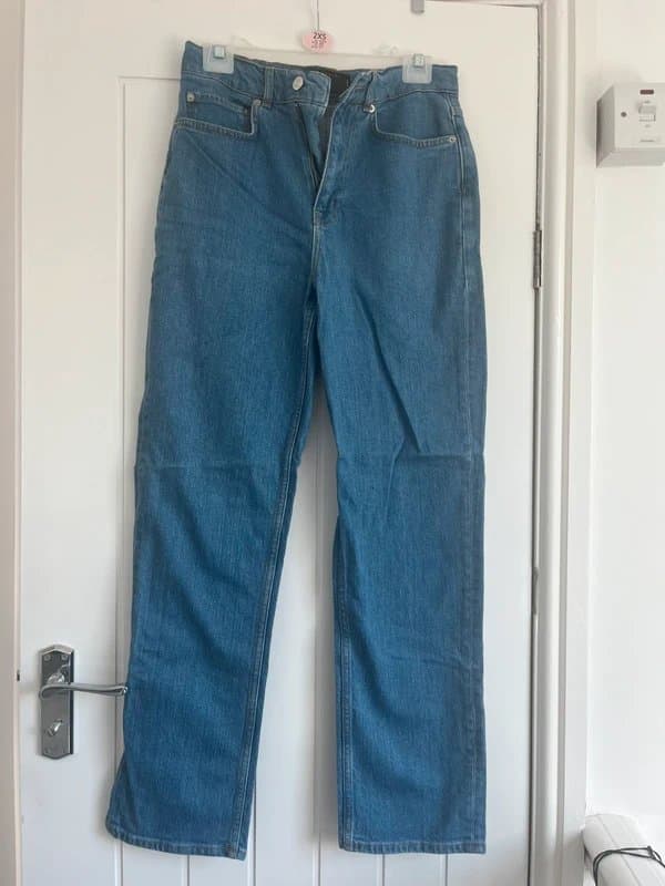 ASOS Design blue straight leg jeans