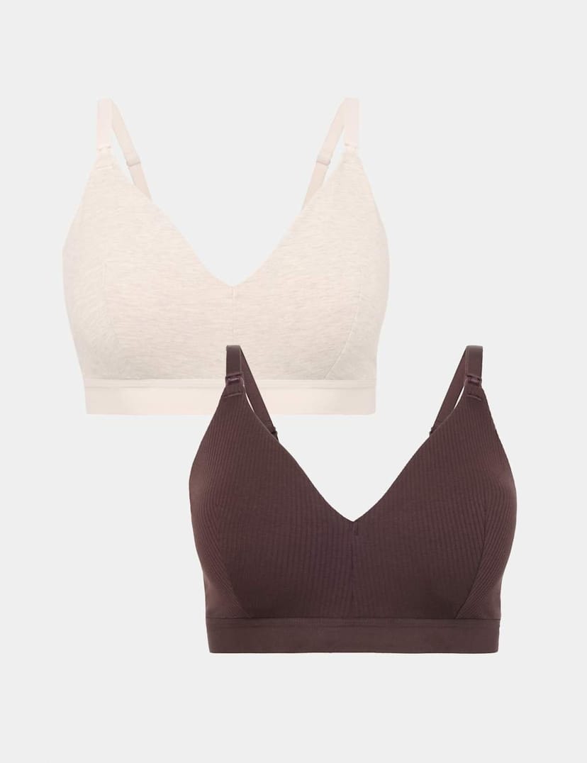 Marks & Spencer M&S 2 Pack Non Wired Nursing Bras A-D Zircon - 1