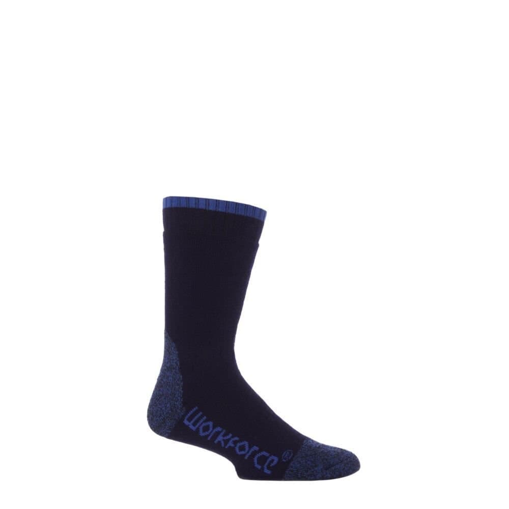 SOCKSHOP Workforce SOCKSHOP Workforce Men's 1 Pair Steel Safety Socks in Blue