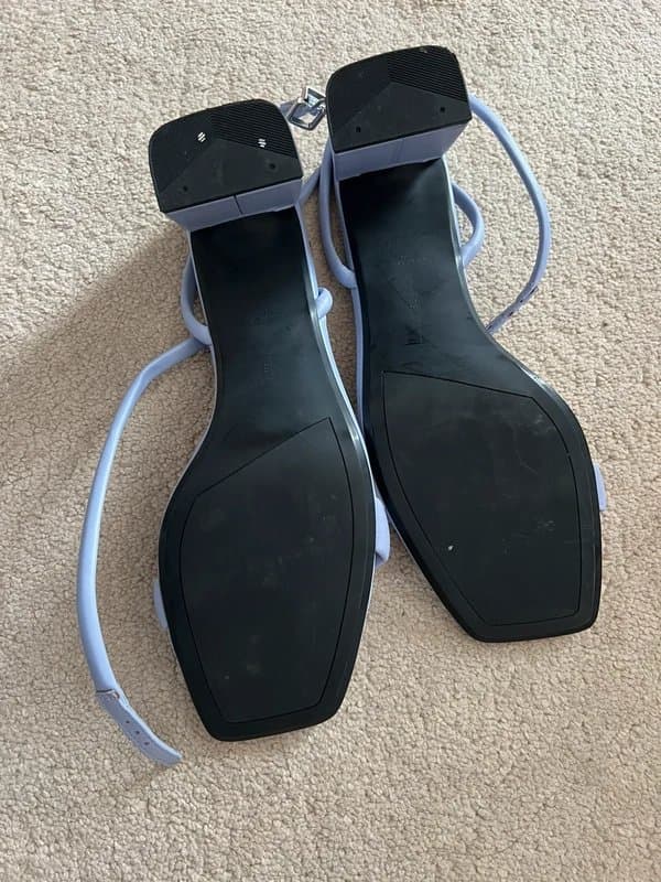 Bershka Bershka purple heel sandals