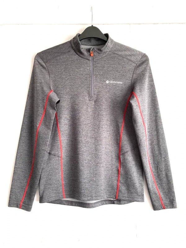 Montane Montane dart 1/4 zip top Grey Size XS
