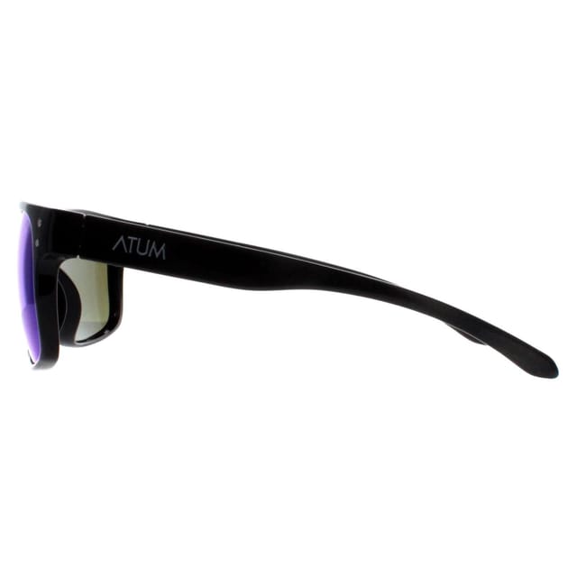 Atum Atum Men's Rectangle Shiny Black Blue Mirror Waterhouse - 3