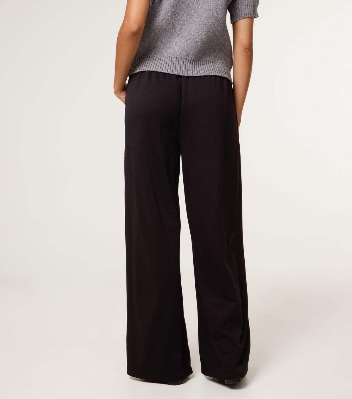 Blue Vanilla Women's Black Wide Leg Trousers Blue Vanilla New Look - 4