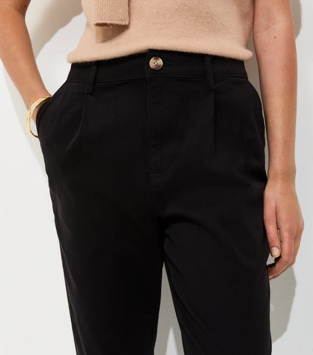 New Look Women's Black Slim Leg Chino Trousers New Look - 2