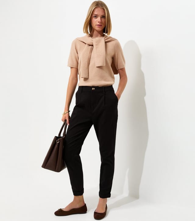 New Look Women's Black Slim Leg Chino Trousers New Look - 3
