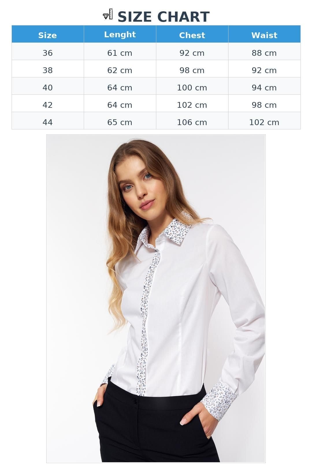 Love Lace Love Lace Women's Classic White Long Sleeve Shirt With Pleat - 4