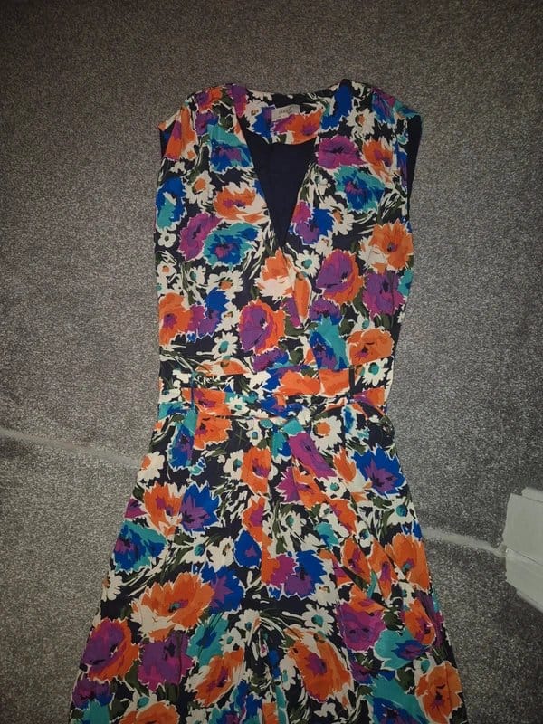 Jigsaw Floral Jumpsuit All in One Size 8