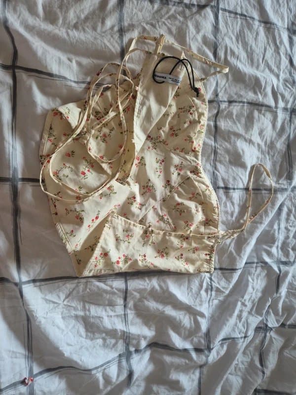 Bershka Floral Corset