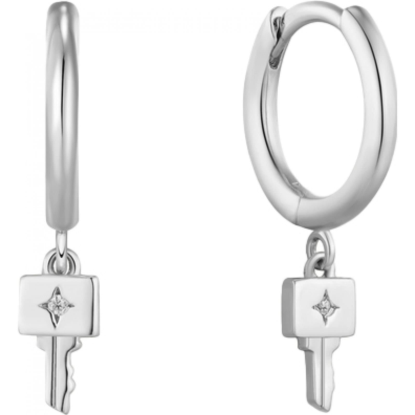 Ania Haie Ania Haie Women's E032-04H Pair Of Earrings in Silver