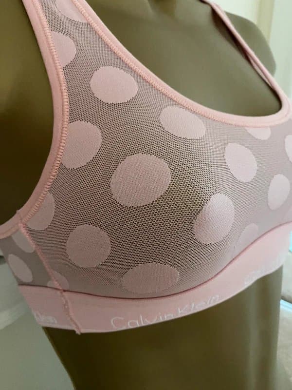 Calvin Klein Calvin Klein pink polka dot bralet Size 10 BNWT