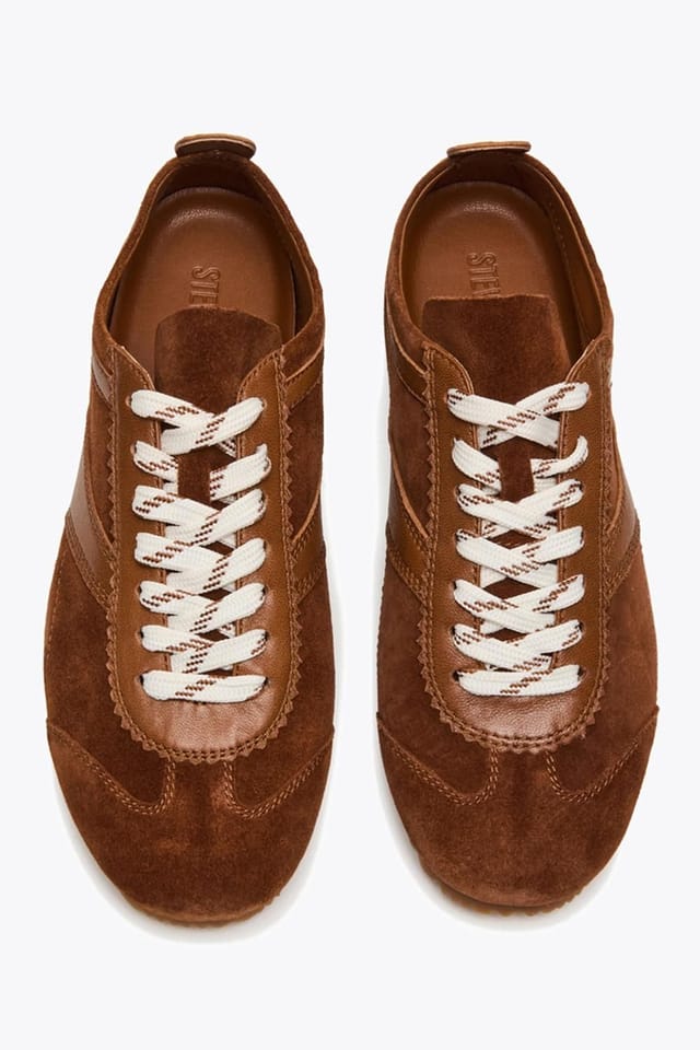 Steve Madden STEVE MADDEN Women's 'Jaye Brown Suede' Suede Trainers - 2