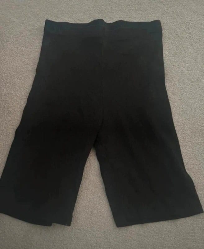 H&M Black Ribbed Cycling Biker Shorts