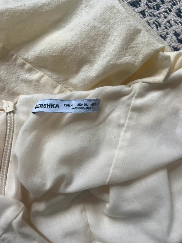 Bershka Yellow Bershka halter dress