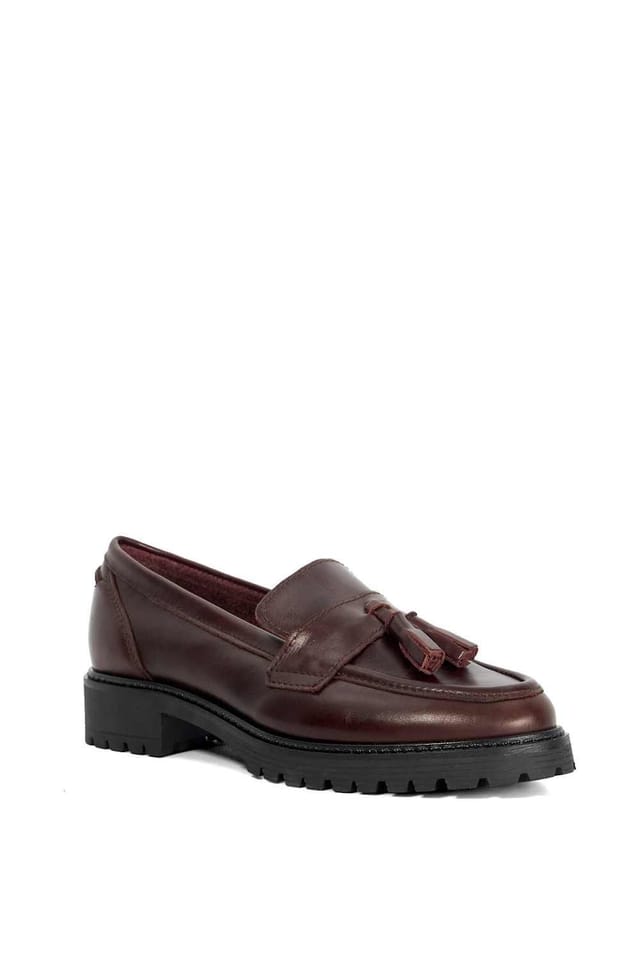 Dune London Dune London Women's 'Gracelyn' Leather Loafers in Red - 2