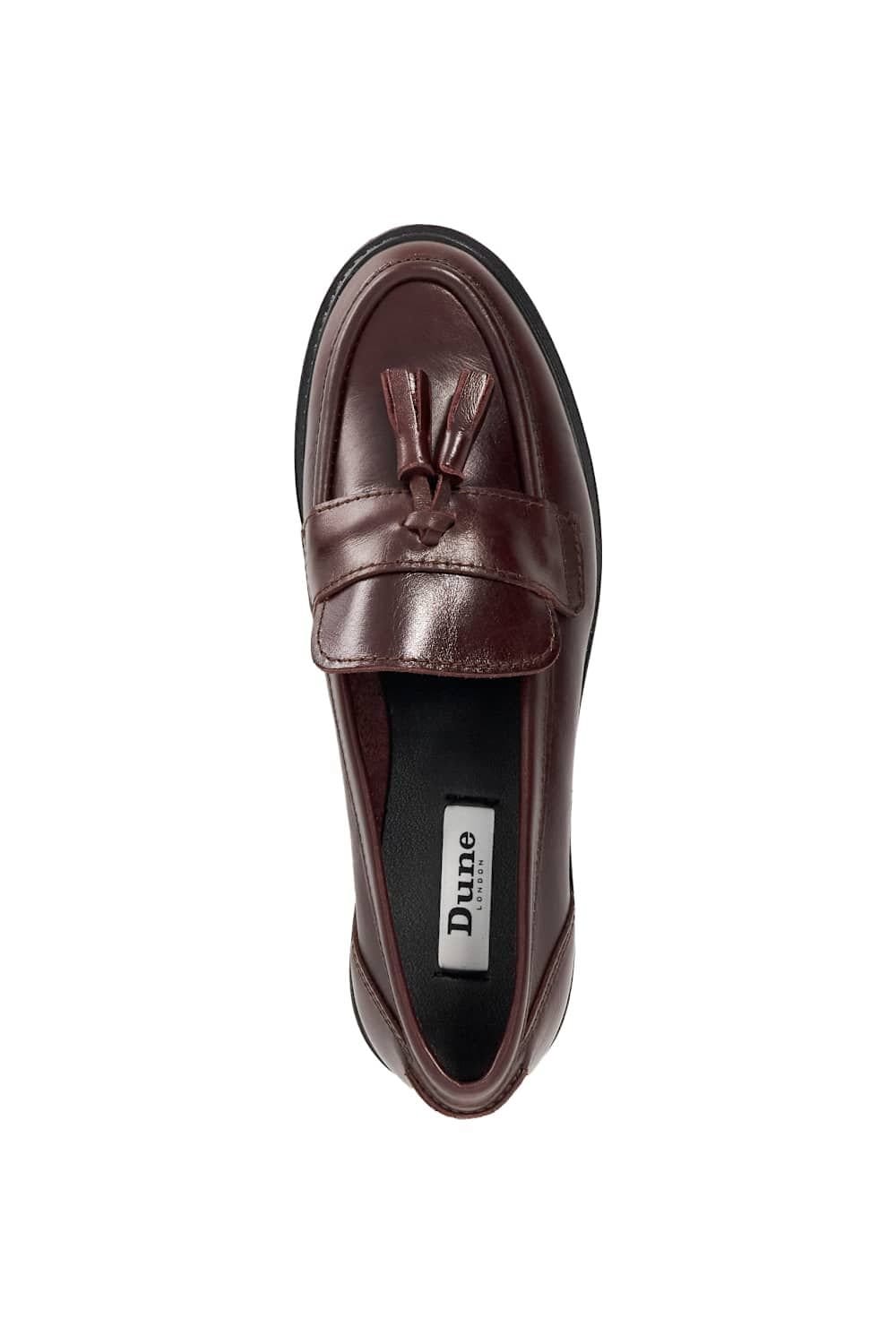 Dune London Dune London Women's 'Gracelyn' Leather Loafers in Red - 4