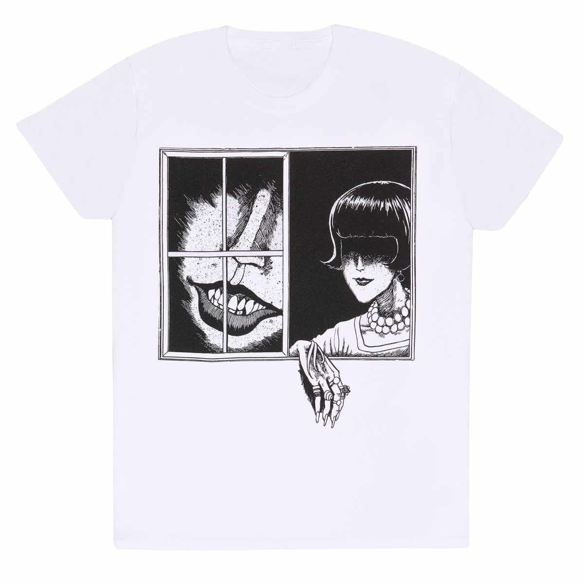 Junji-Ito Junji-Ito Men's Window T-Shirt in White