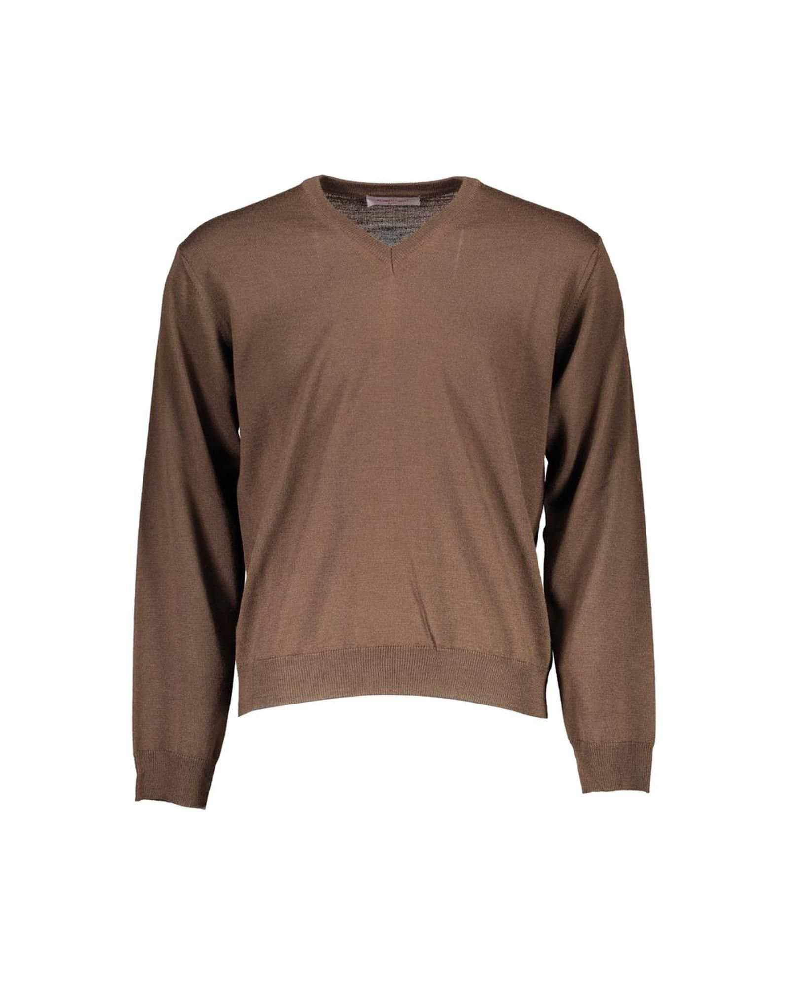 Romeo Gigli ROMEO GIGLI Men's Brown Wool Sweater