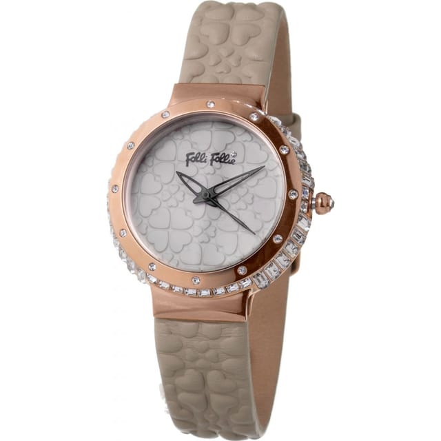 Folli Follie Folli Follie Women's WF13B032SPI 35mm Quartz Watch in Beige - 2