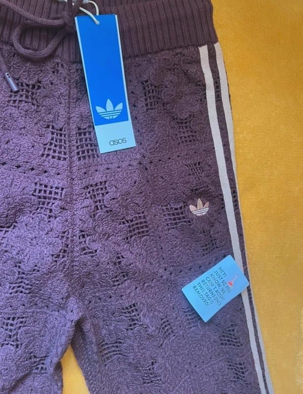 adidas Originals Adidas originals crochet knitted trousers