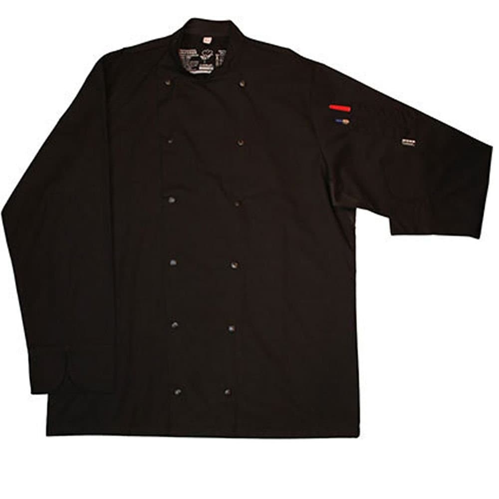 Le Chef Le Chef Men's Chef Jacket in Black