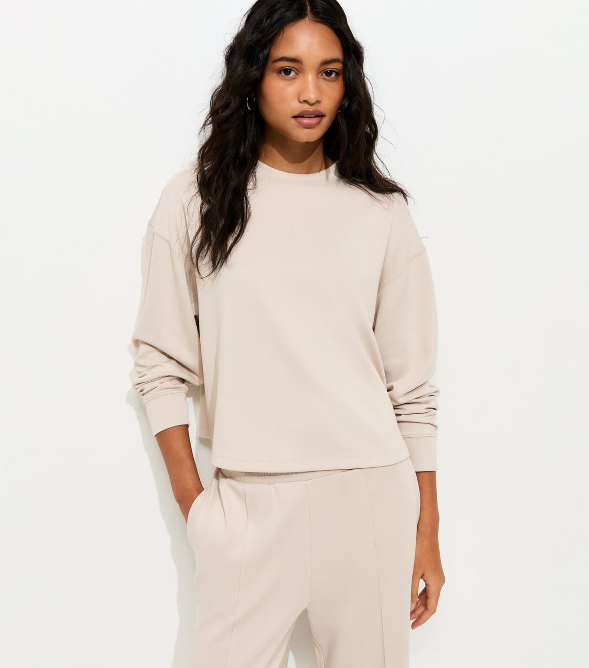 New Look Women's Premium Stone Sweatshirt New Look