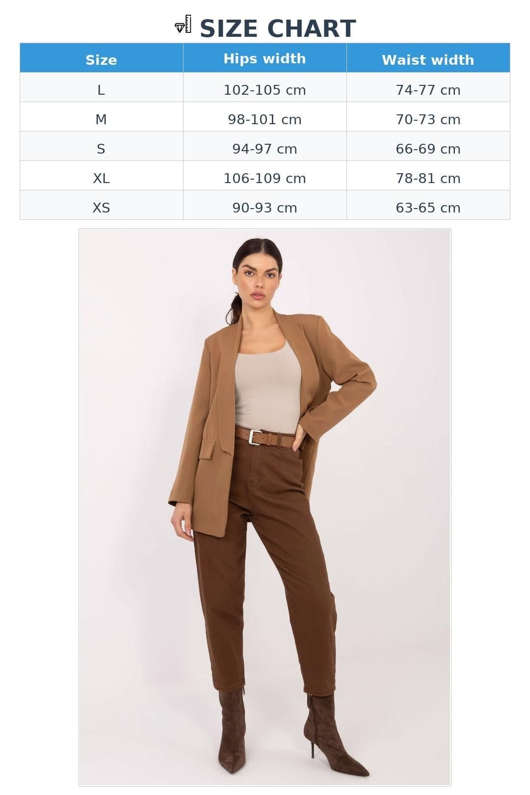Love Lace Love Lace Women's Mom Fit Stretch Jeans with Belt & Pockets in Brown - 4