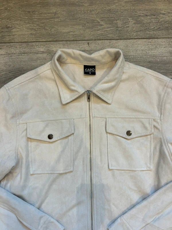 Capo Capo Cream Suede Jacket