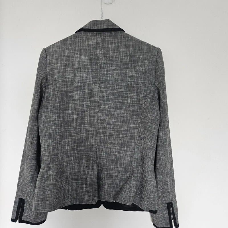 Principles 12 Principles blazer jacket grey black fitted office women’s