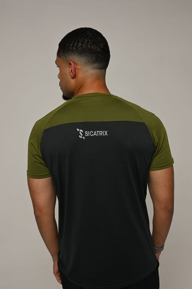 SICATRIX SICATRIX Men's Elite Range T-Shirt in Green - 2