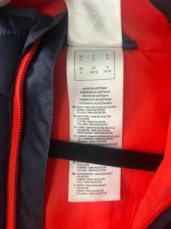 adidas Boys adidas puffer coat