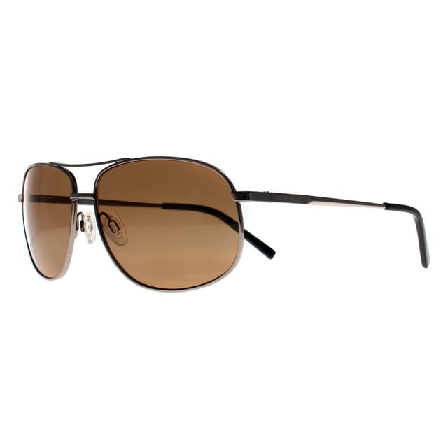 Serengeti Serengeti Men's Aviator Shiny Gunmetal Saturn Polarized Drivers Sassari 2.0 in Grey - 2
