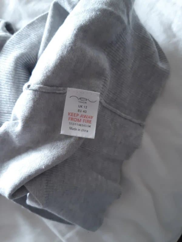 New Look Grey shirt sleeve jumper