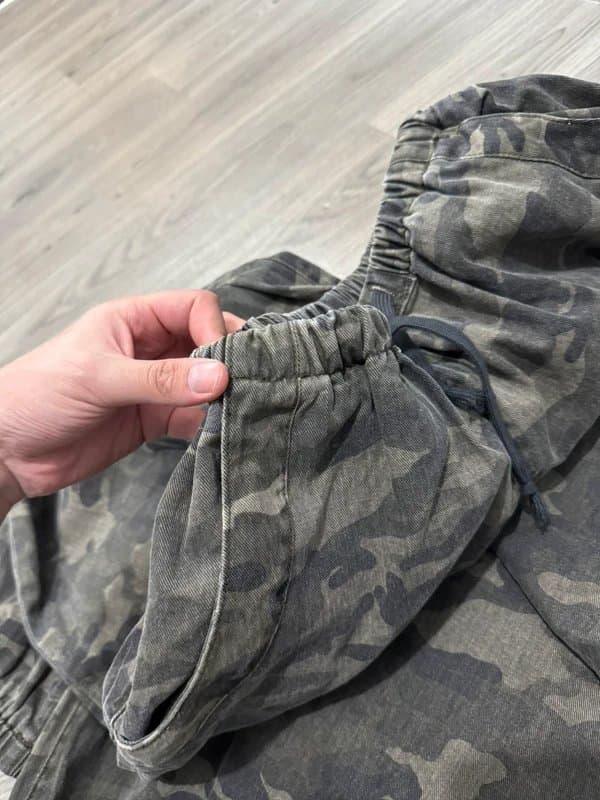 Camo Super baggy canvas nice heavyweight camo joggers