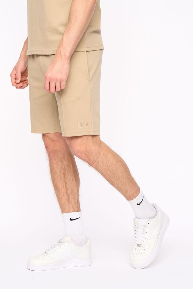 Duck&Cover Duck&Cover Men's Sherborn Comfortable Elasticated Waist Shorts in Stone - 3