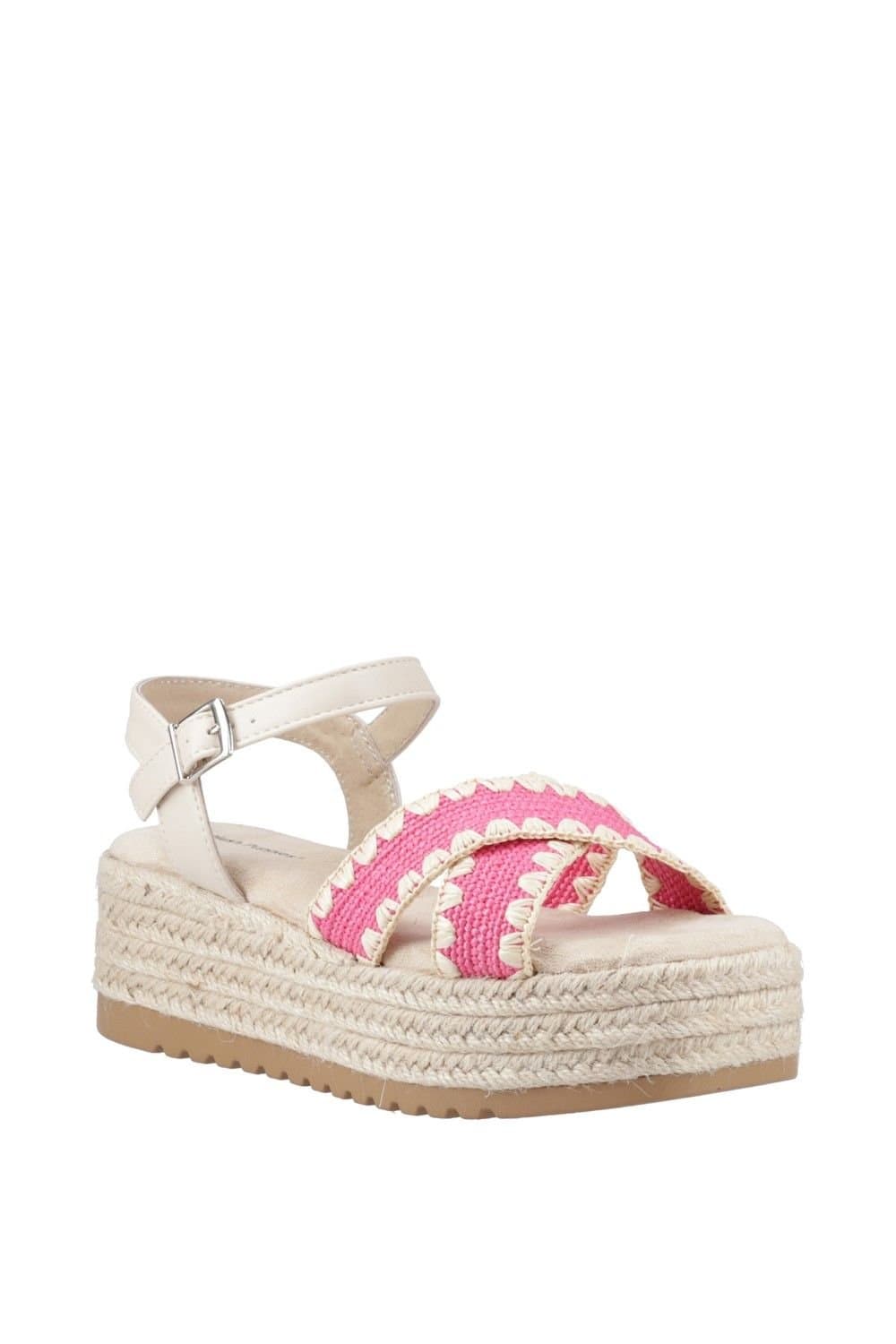 Hush Puppies Hush Puppies Women's Jemma Espadrille Sandal in Fuchsia