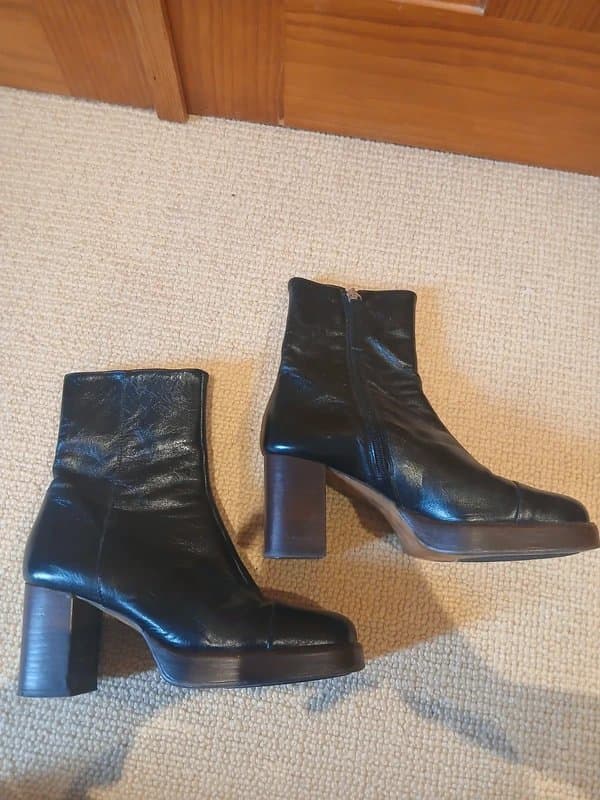 ASOS Asos Patent Leather Boots, Size 6