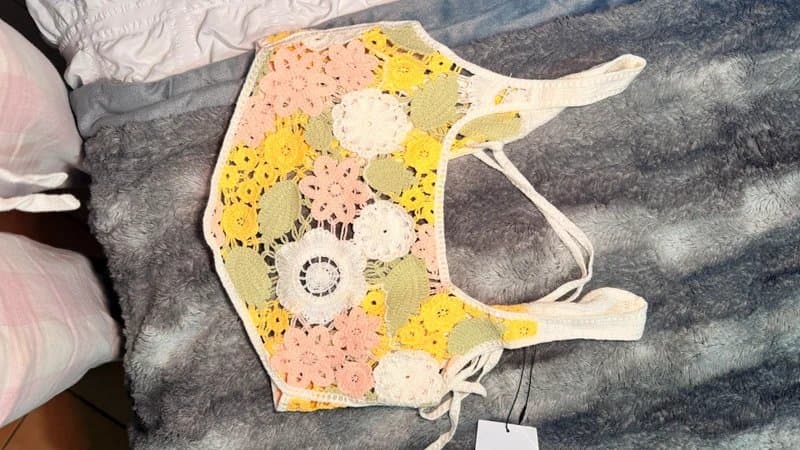 Bershka Bershka floral corset top
