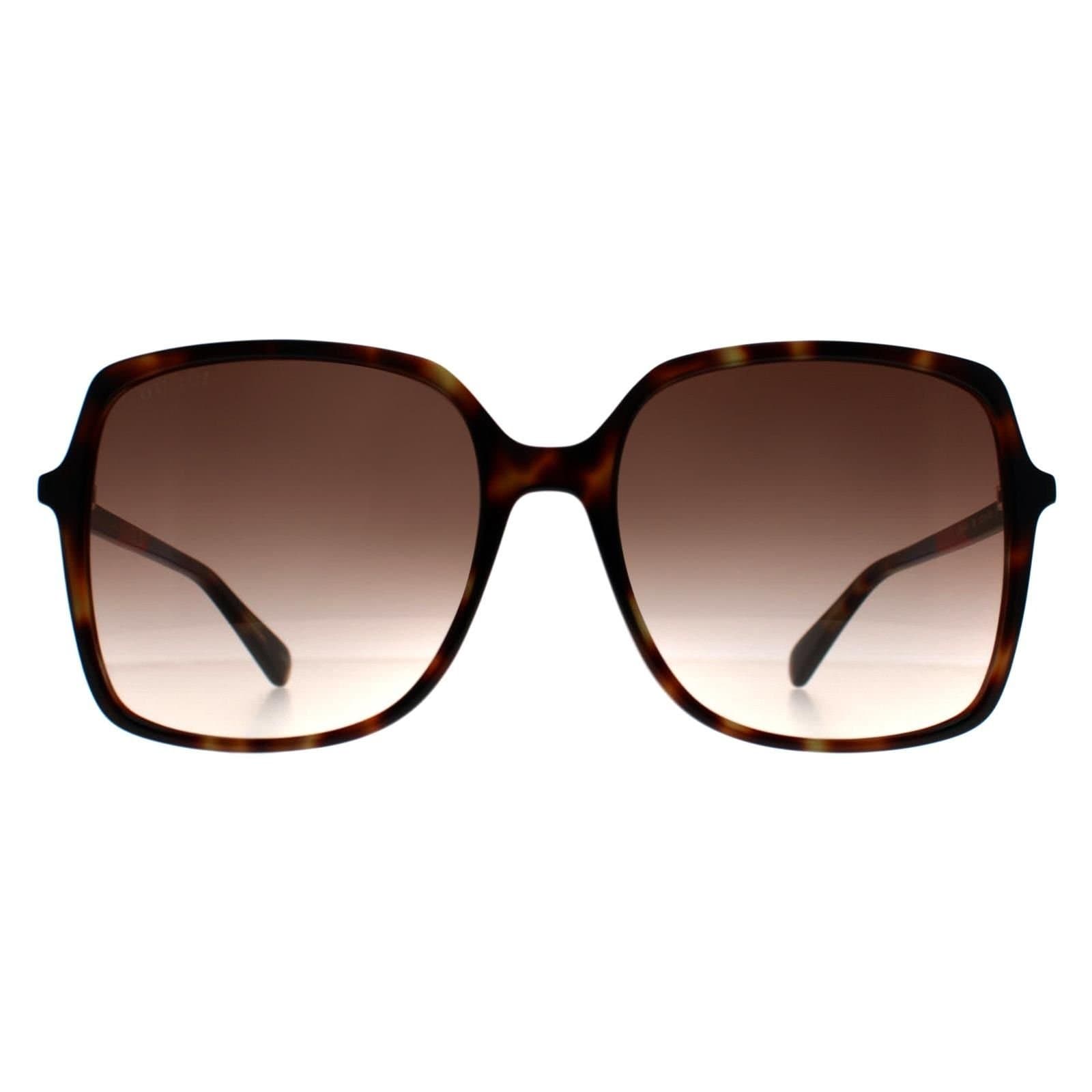 Gucci Gucci Women's Square Havana Brown Gradient GG0544S