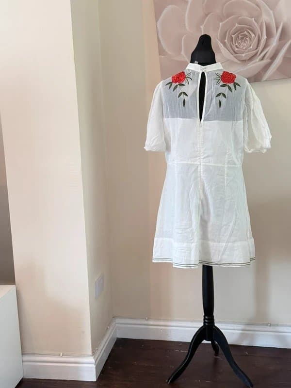 River Island River Island special occasions party evening embroidered dress RRP £90