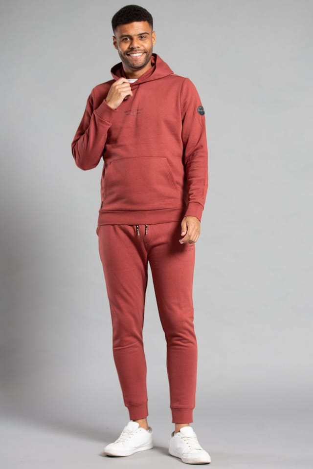 Tokyo Laundry Tokyo Laundry Men's Cotton Blend Kangaroo Pocket Hoody in Red - 2