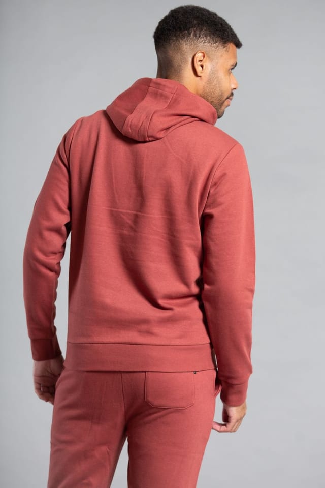 Tokyo Laundry Tokyo Laundry Men's Cotton Blend Kangaroo Pocket Hoody in Red - 3