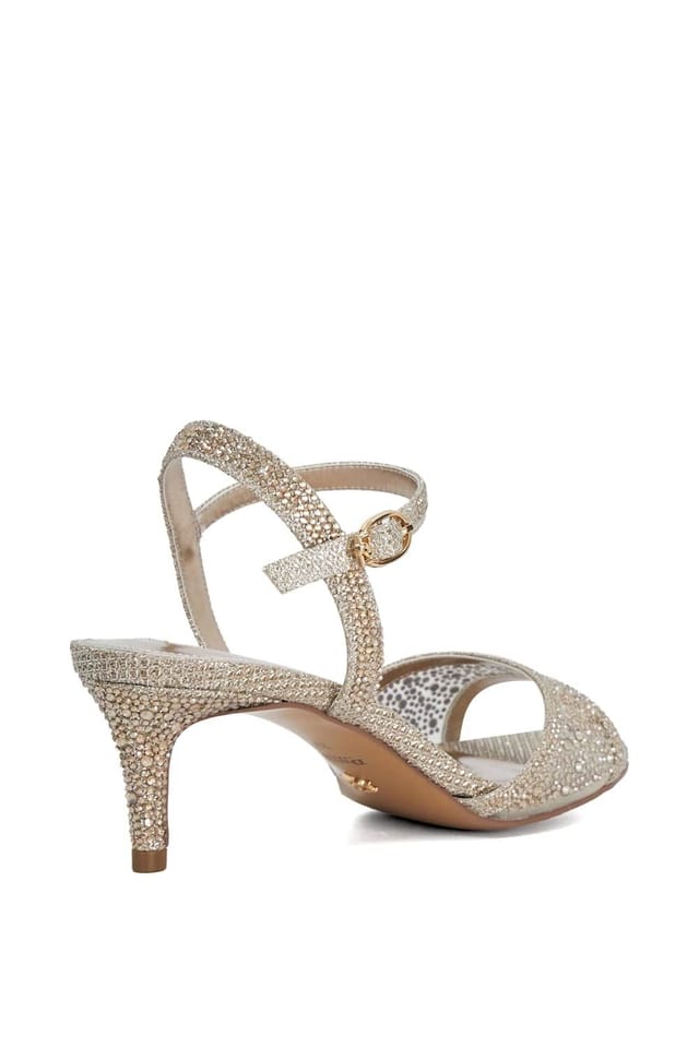 Dune London Dune London Women's Wide Fit 'Manicure' Sandals in Metallics - 3