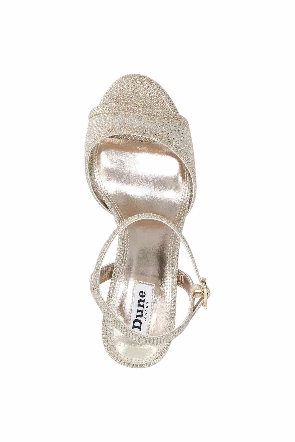 Dune London Dune London Women's Wide Fit 'Manicure' Sandals in Metallics - 4