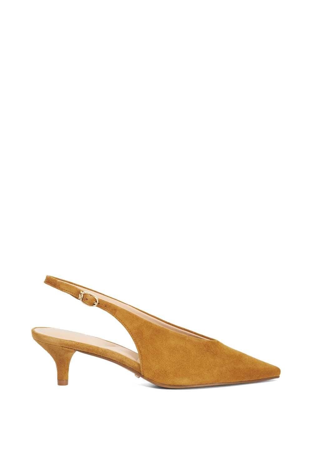 Dune London Dune London Women's 'Crediblity' Suede Strappy Heels in Natural