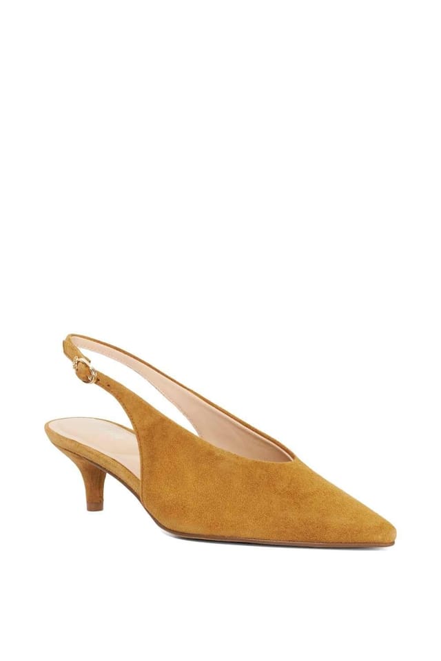 Dune London Dune London Women's 'Crediblity' Suede Strappy Heels in Natural - 2