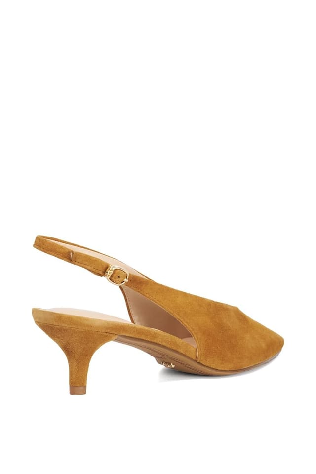 Dune London Dune London Women's 'Crediblity' Suede Strappy Heels in Natural - 3