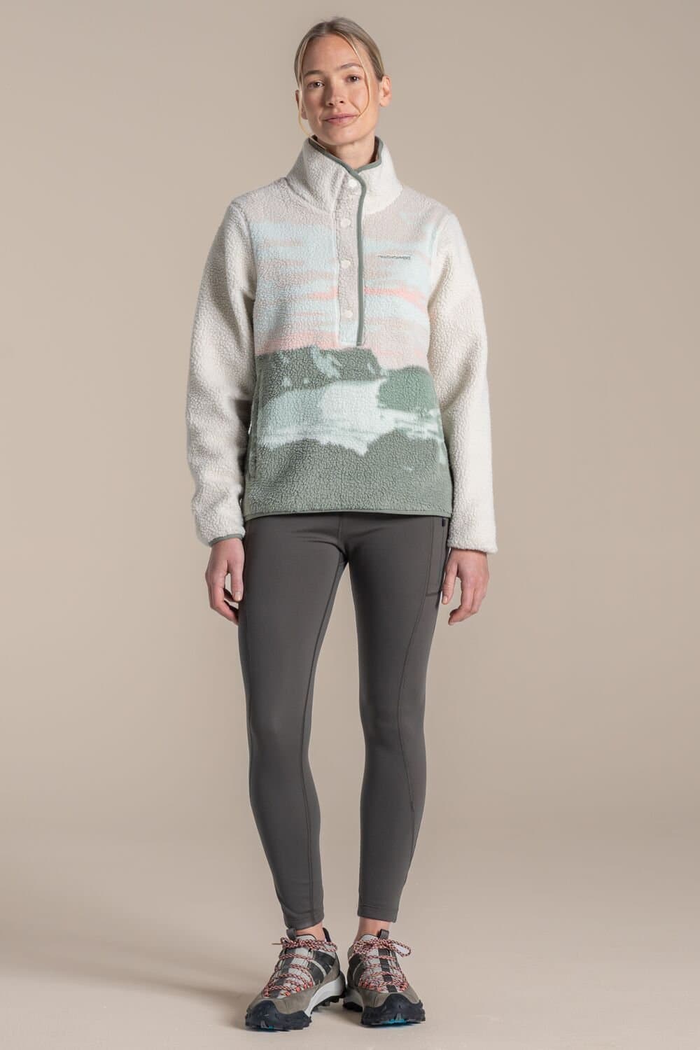 Craghoppers Craghoppers Women's National Trust Rosemary II Overhead Fleece in Off-White